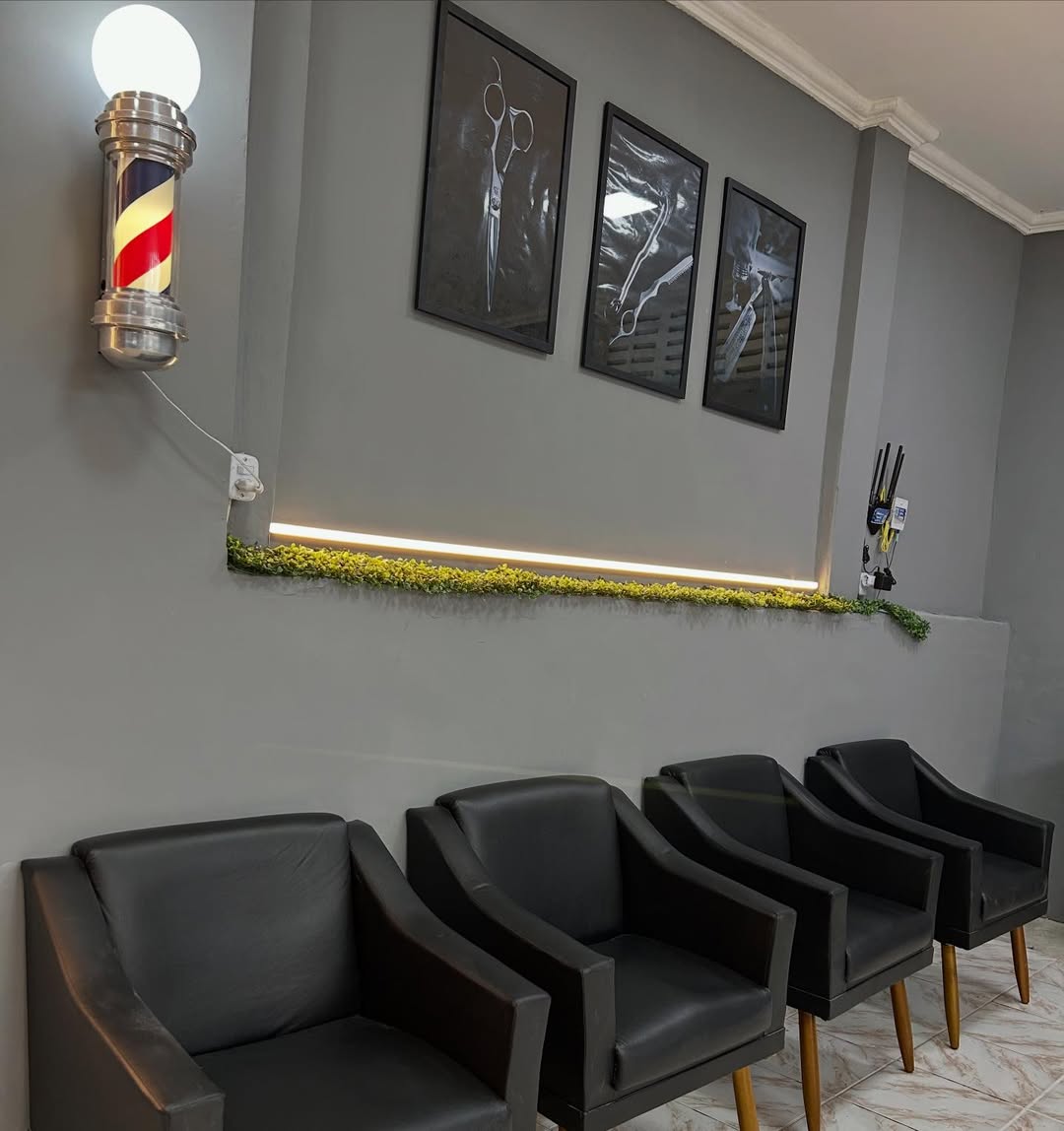 Ambiente interno da Jardelson Barbearia