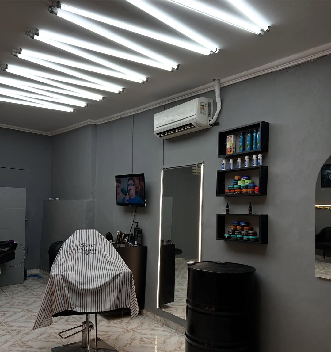 Ambiente interno da Jardelson Barbearia